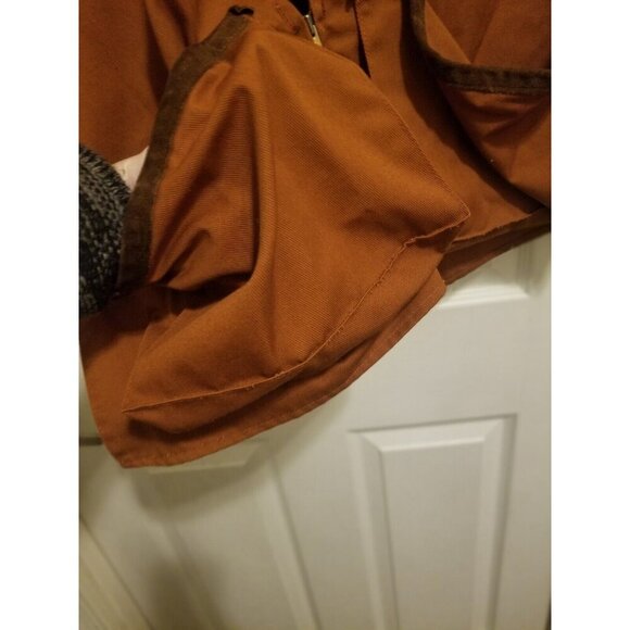 Bob Allen Sportswear Brown Shooting Vest Large With Suede Accents‎ & Pocket - Picture 12 of 12